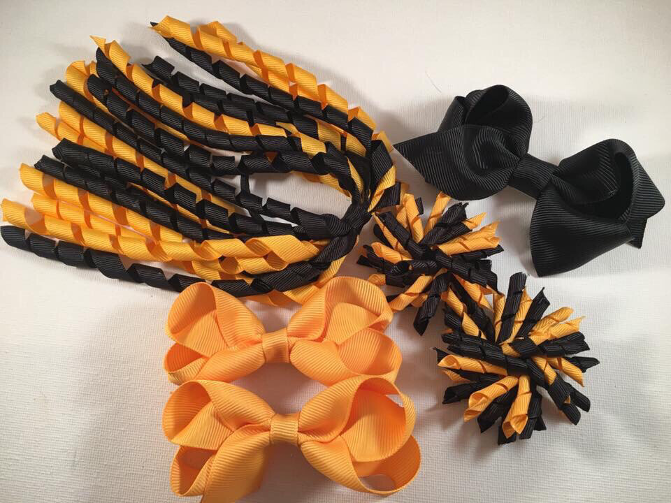 Black and Yellow Gold School Set