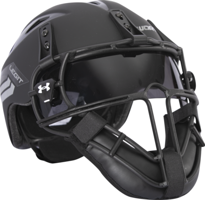 slowpitch softball pitching helmet