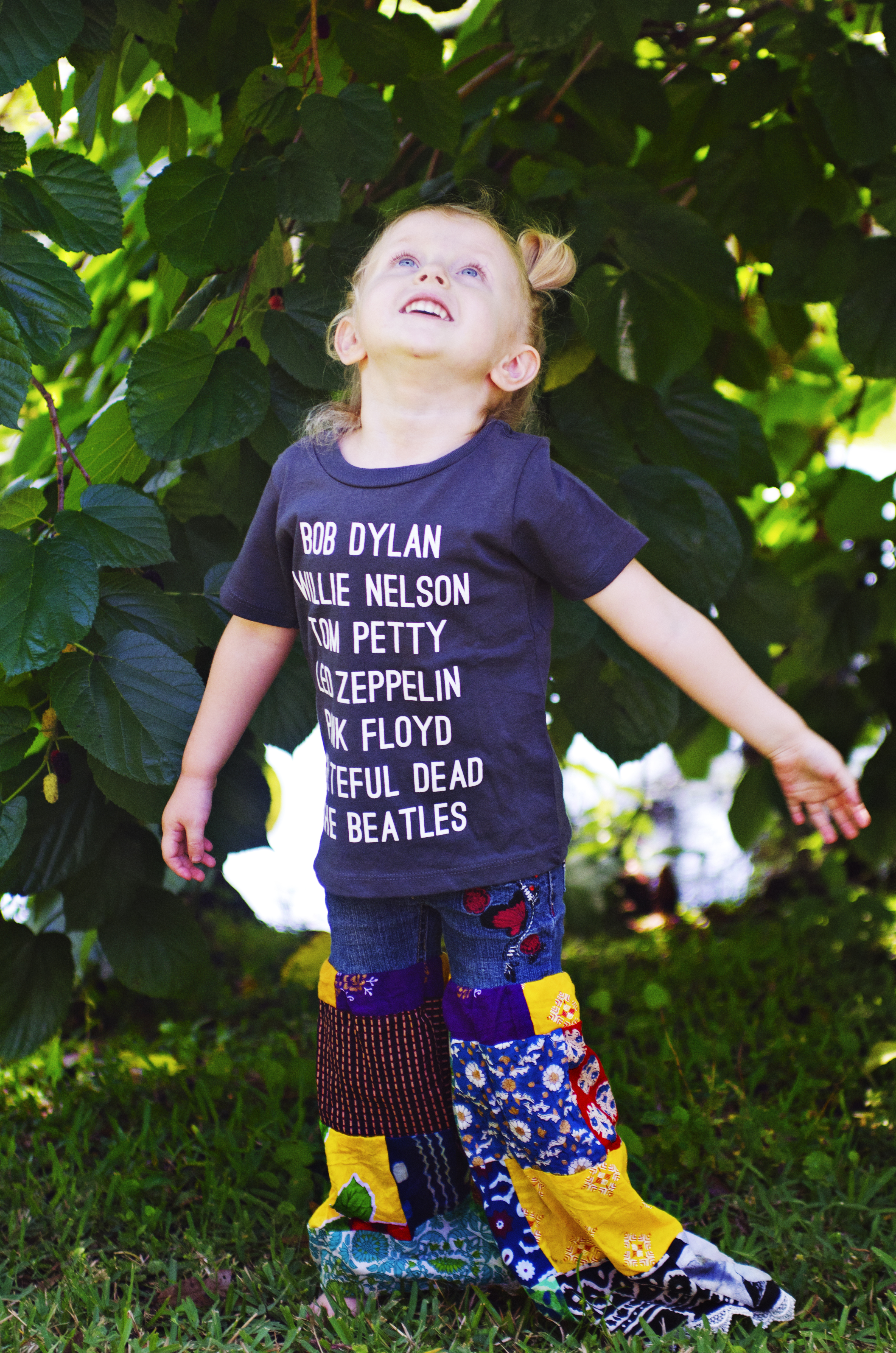 Kids Toddler Patchwork Hippie Jeans