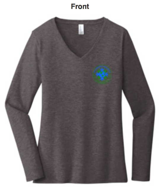 Women's Very Important Tee ® Long Sleeve V Neck 00003