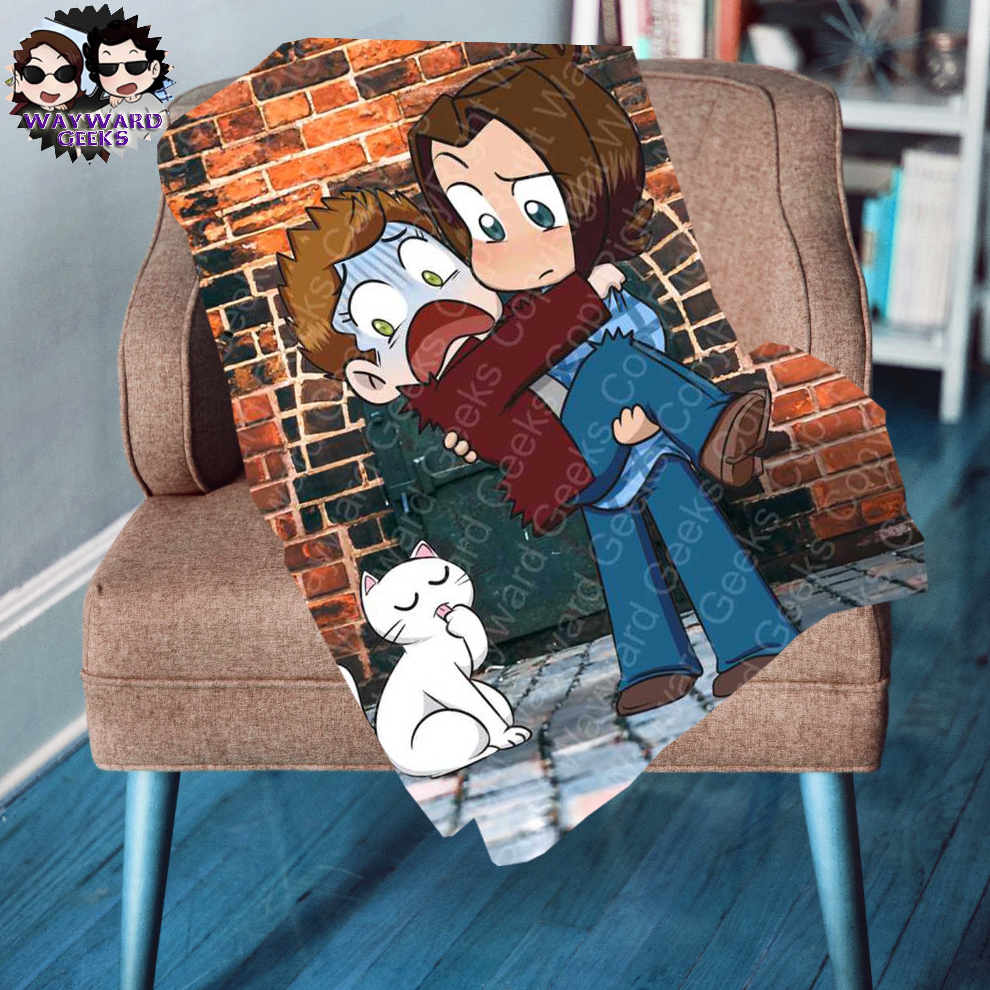 "That Was Scary" Wayward Geeks Super Plush Blanket ThatWasScaryBlanket