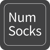 NumSocks — 8 socks with numbers in an ecological gift box