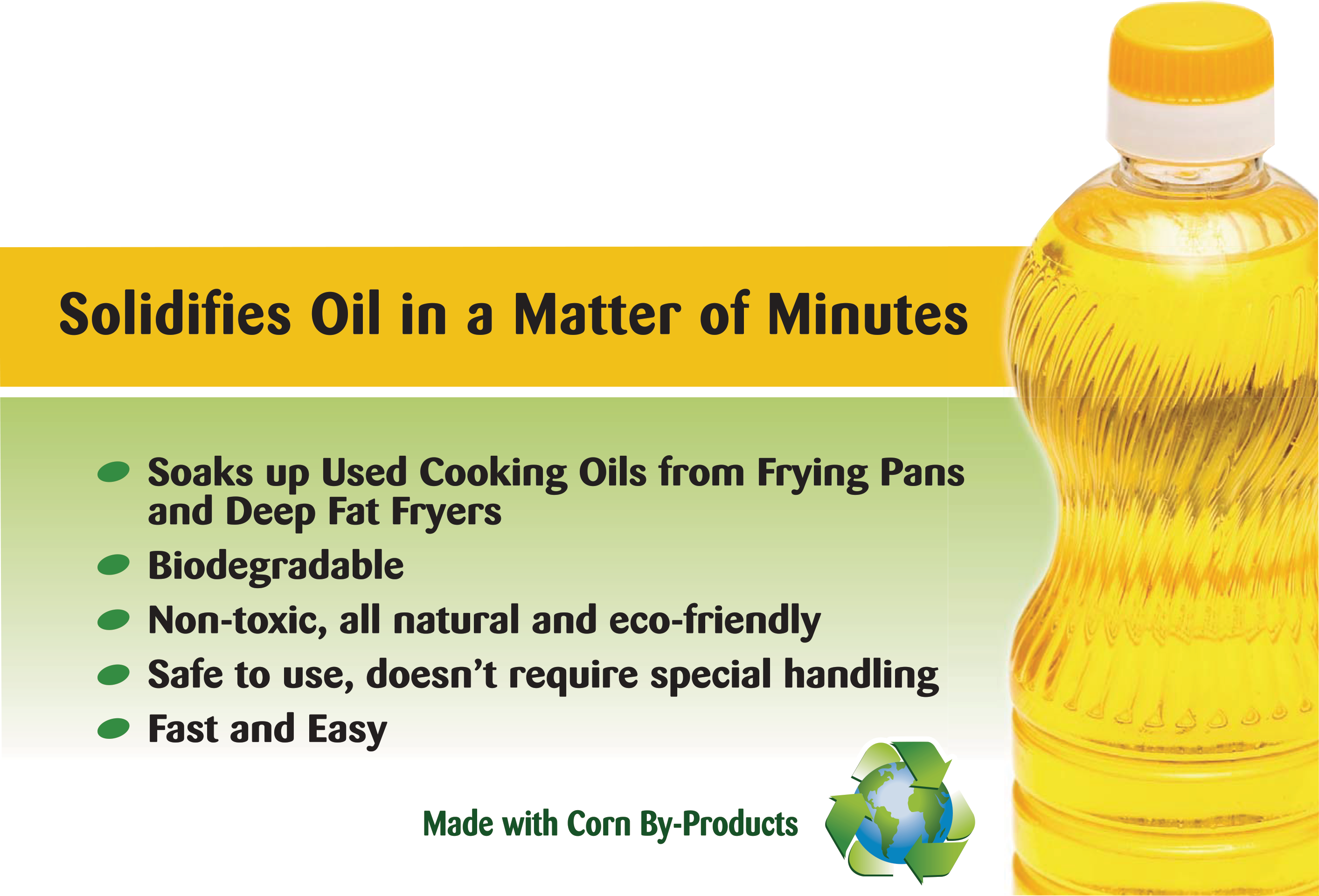 CobZorb® Cooking Oil Absorbent