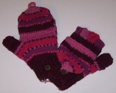 Woolen Mittens with Fingers cover Woolen Mittens with Fingers cover