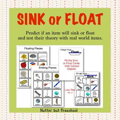 Things That Float And Things That Don T Sink Or Float