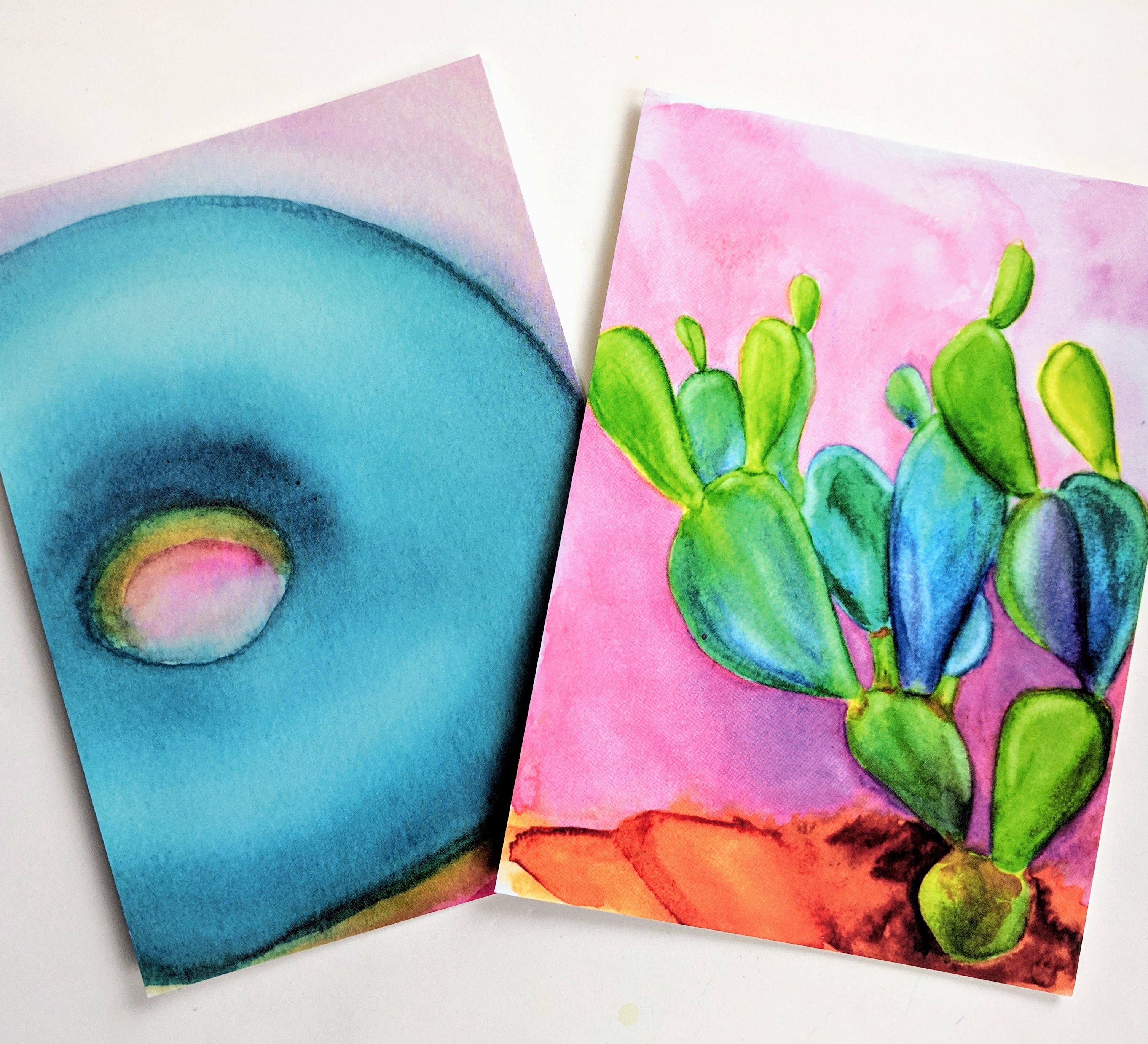 Watercolor Postcards - Assorted, Pick Any 4