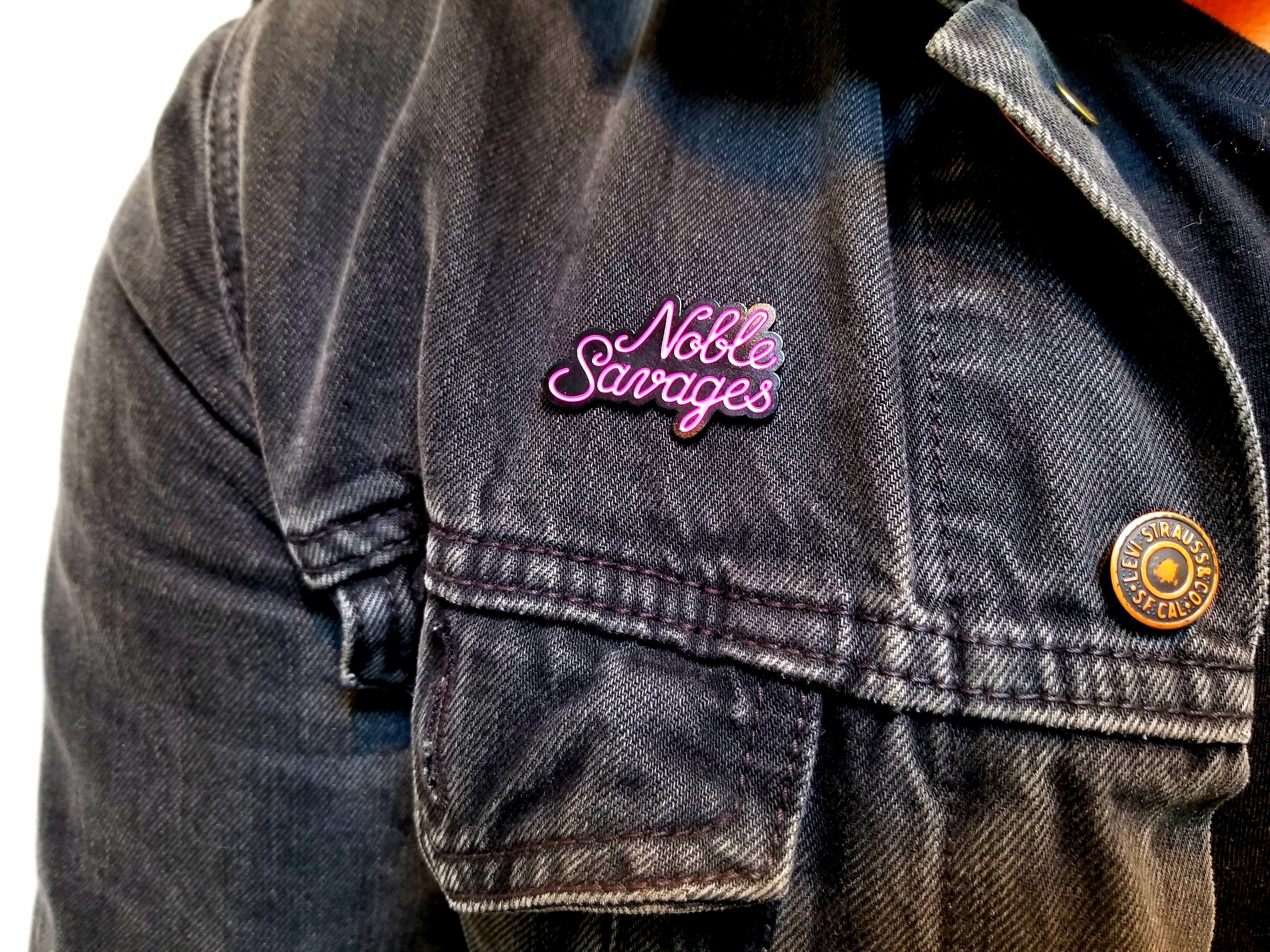 Neon Sign Lapel Pin