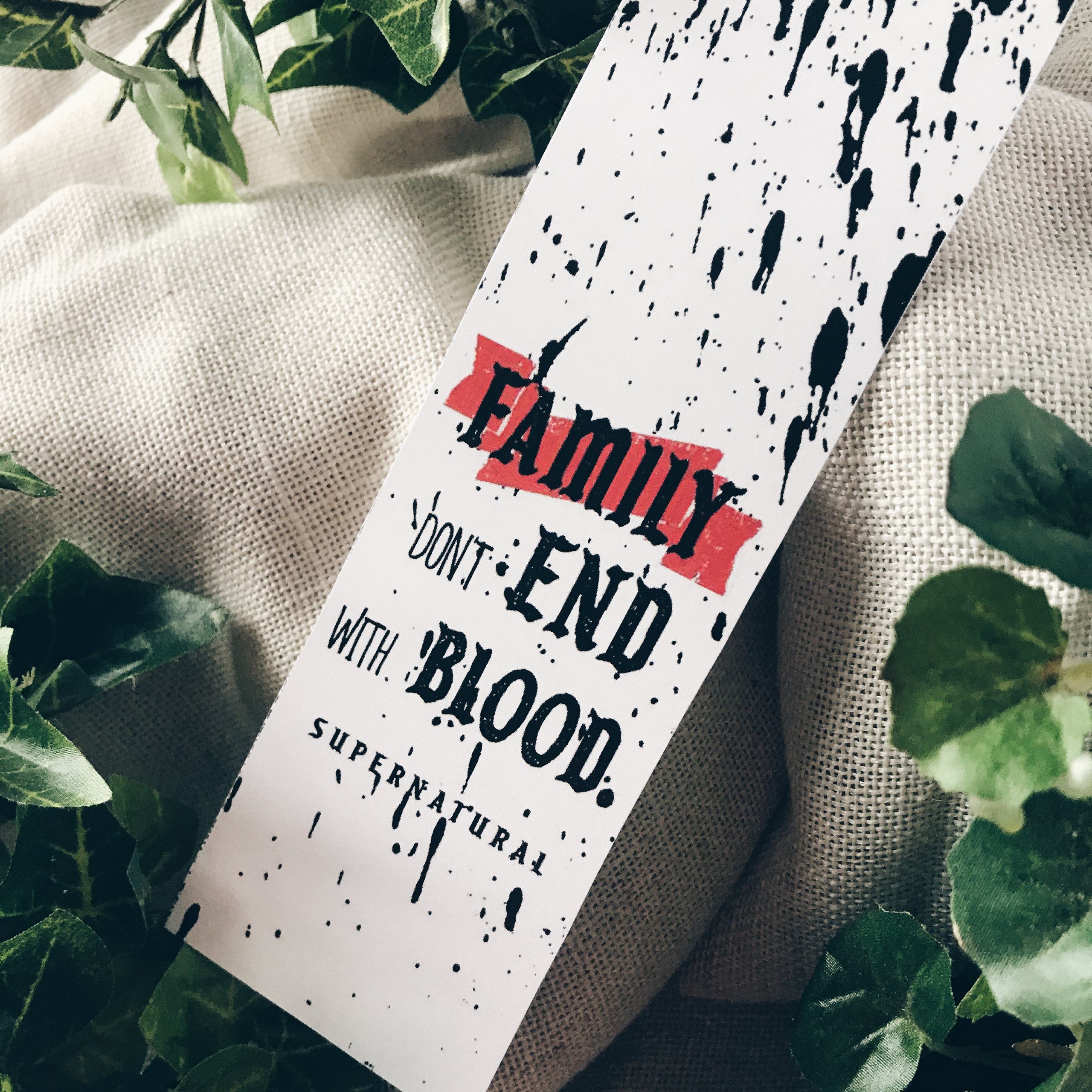 Family don't end with blood - Supernatural