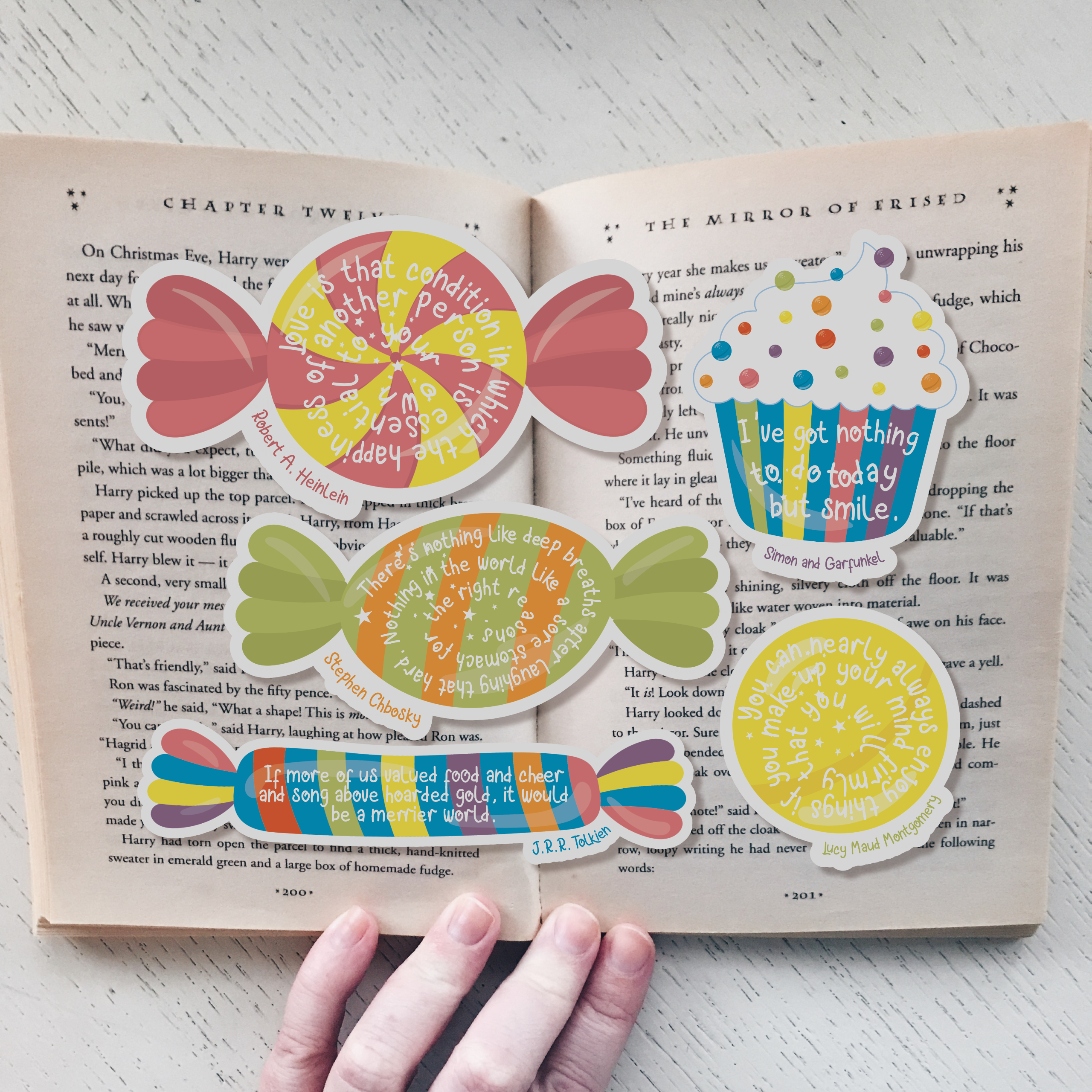 Candy Happiness Die Cut Bookmarks 122114-11