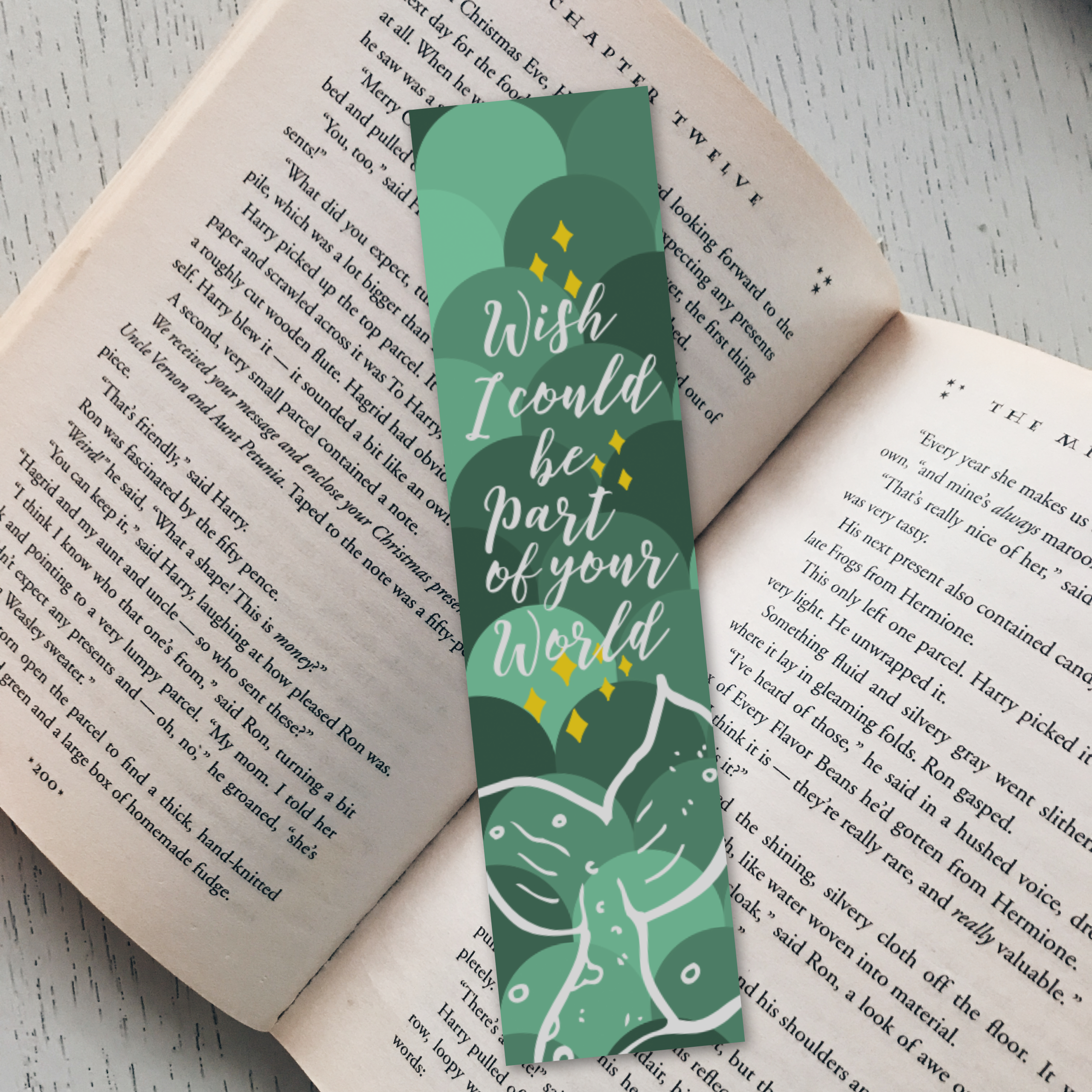 The Little Mermaid "Part of Your World" Bookmark 122114-43