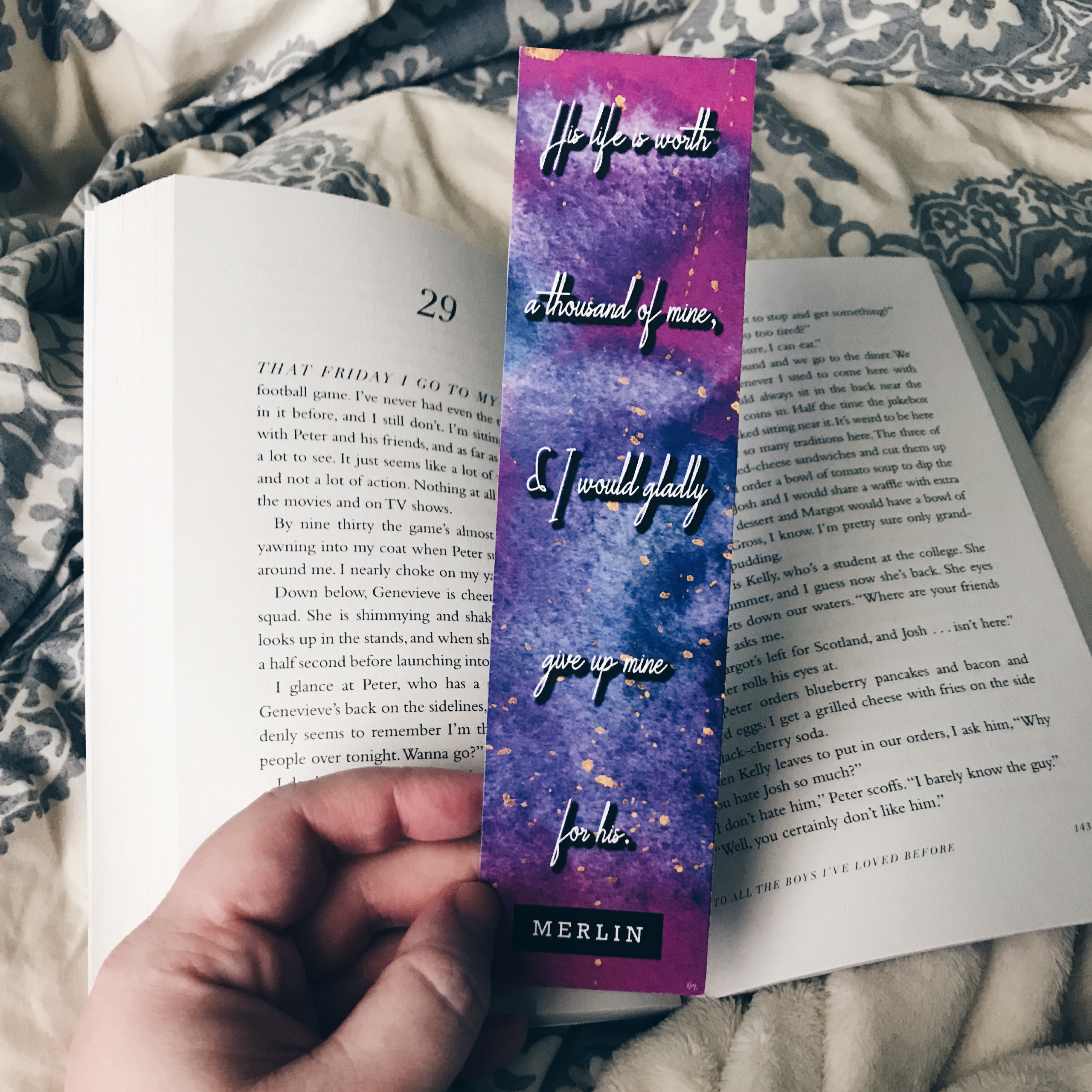 Golden Galaxy Bookmarks