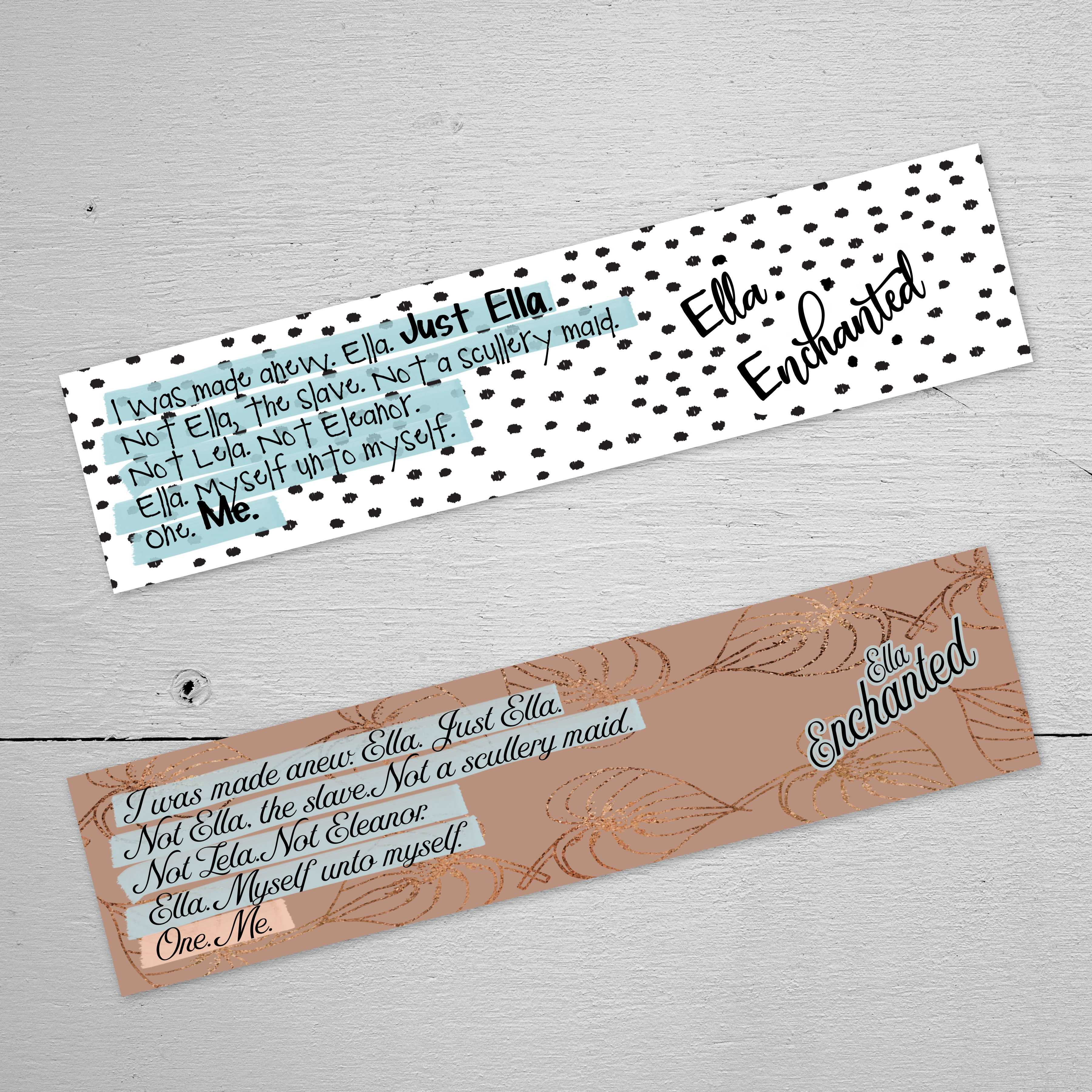 Ella Enchanted Bookmarks