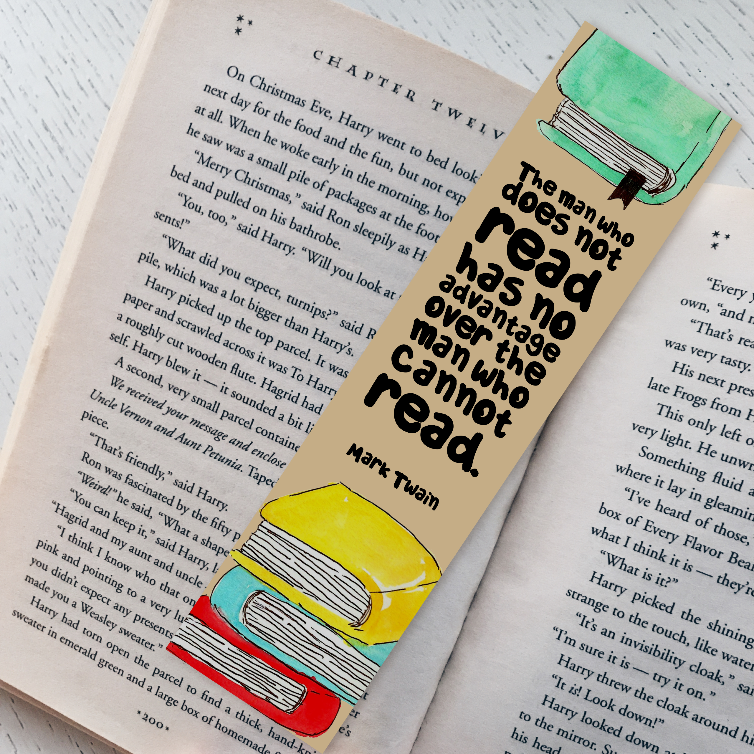 Mark Twain Bookmark 00005