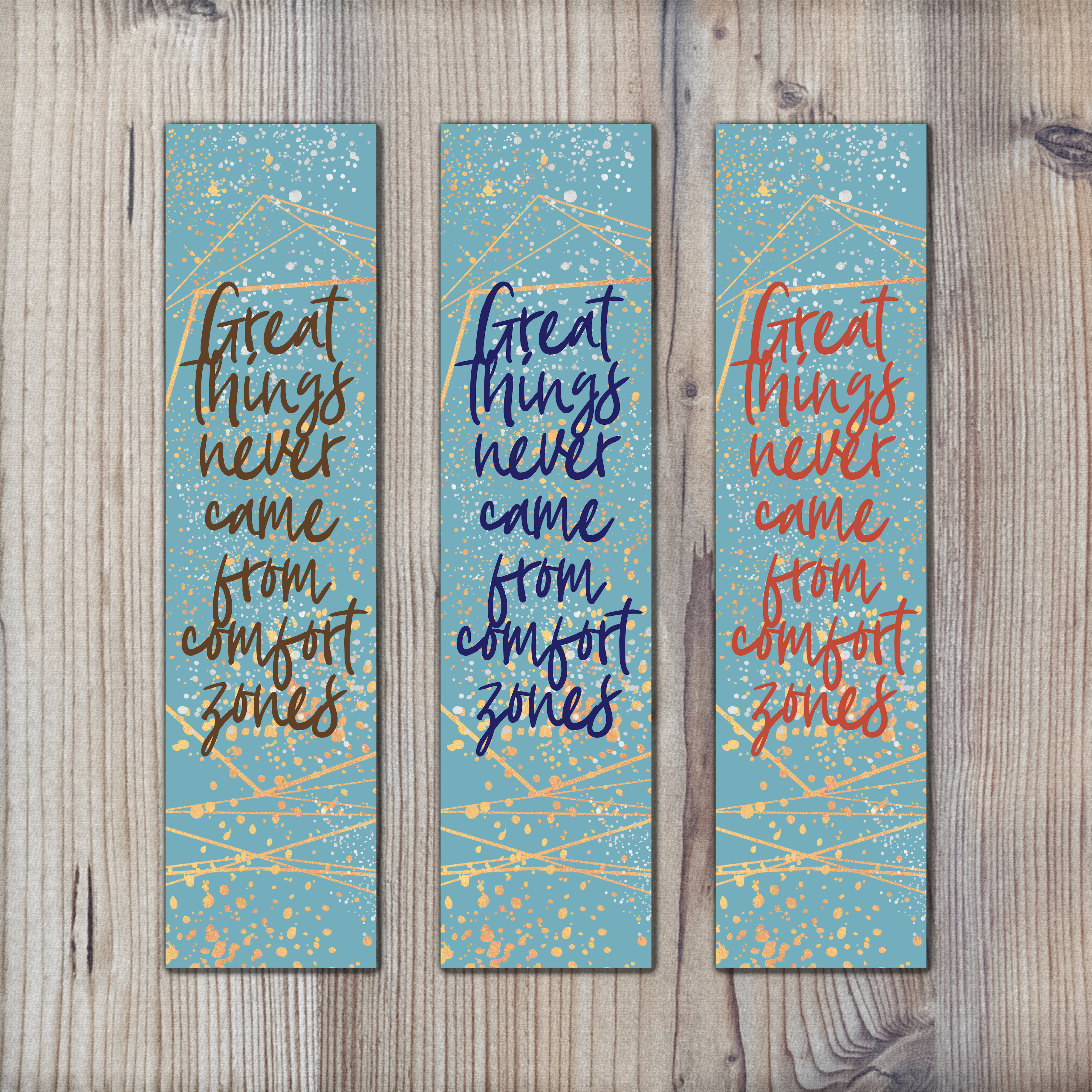 Comfort Zones Bookmark 00008