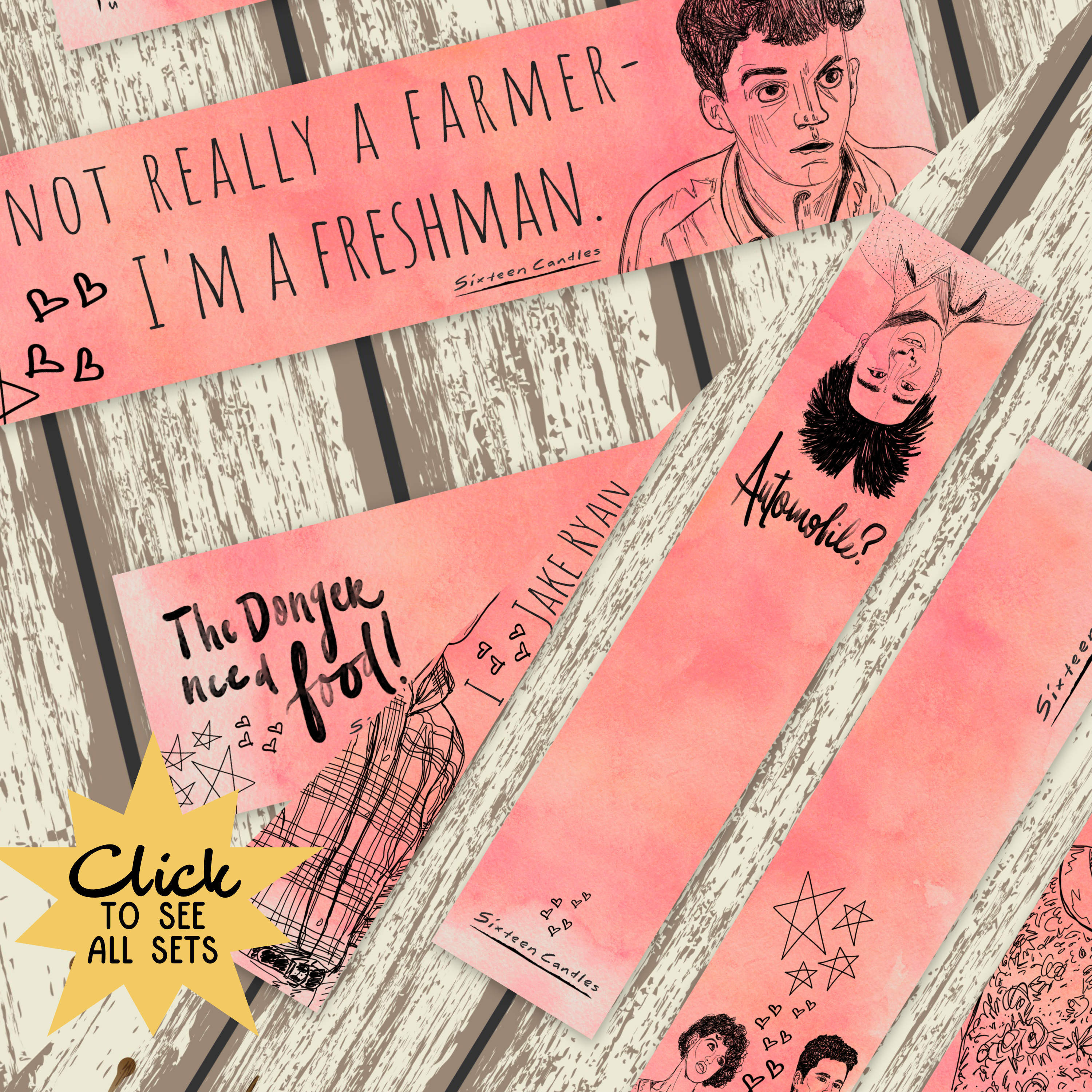 Sixteen Candles Bookmarks 00009