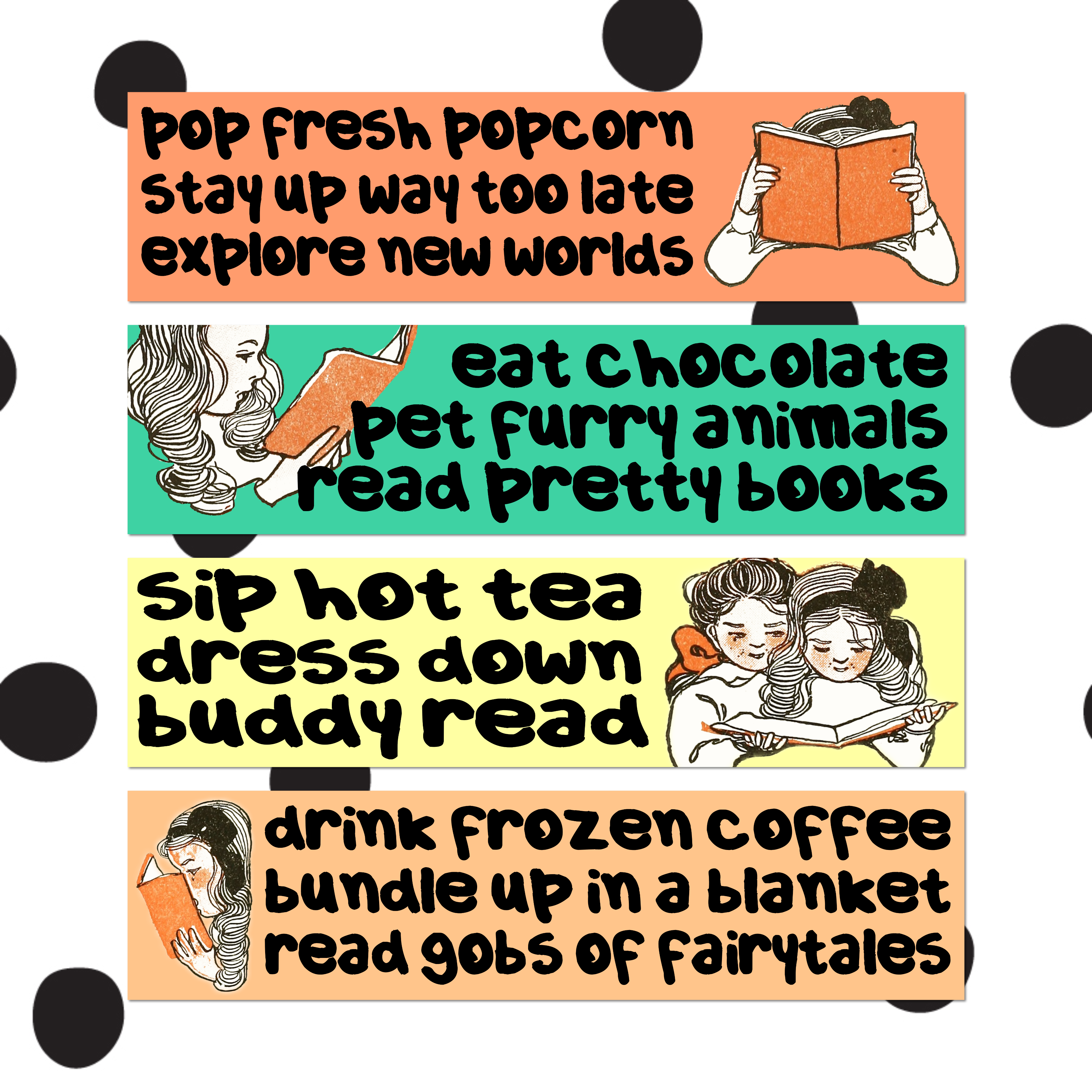Old-Fashioned Reading Pals Bookmarks 00010
