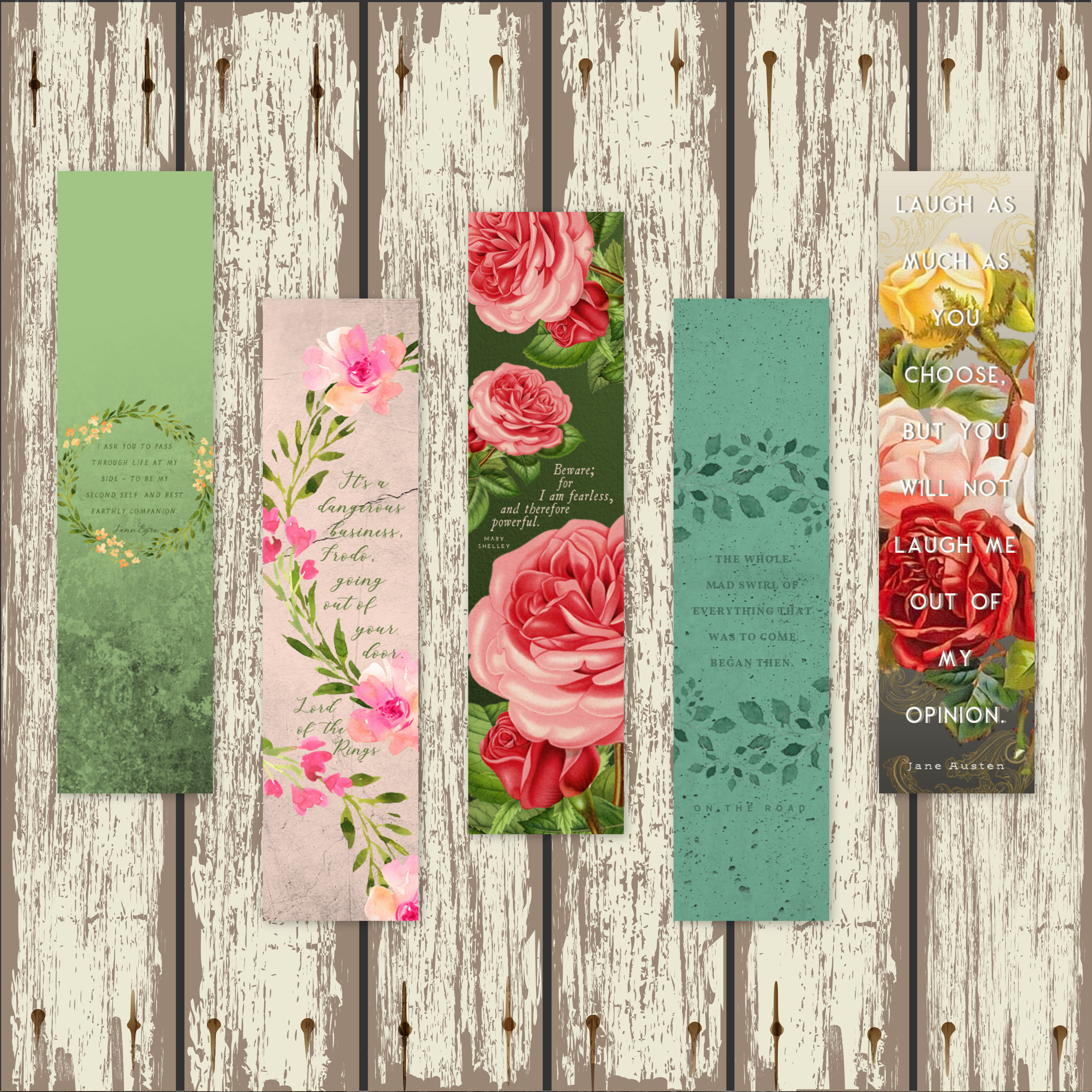 Floral Classics Bookmarks 00014
