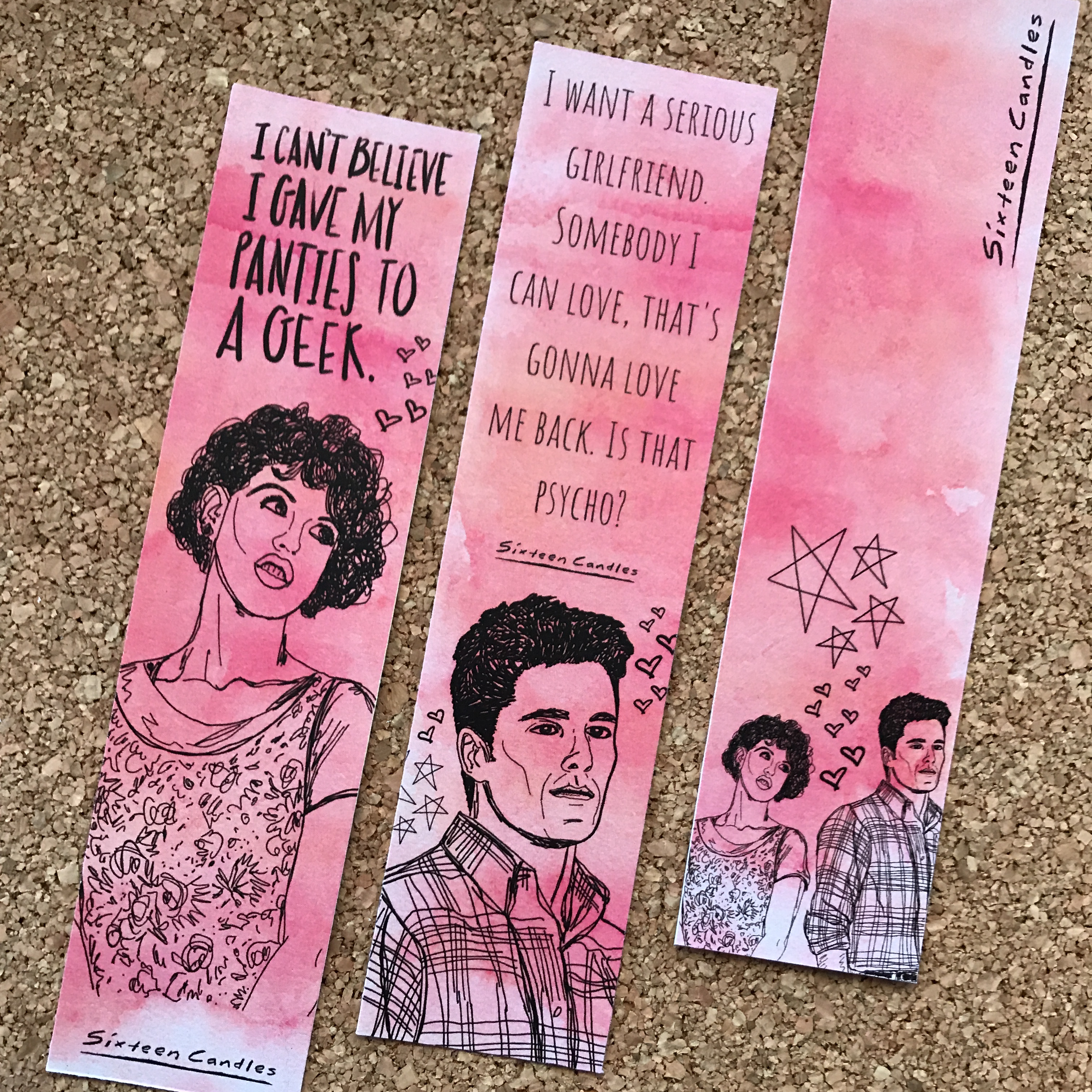 Sixteen Candles Bookmarks