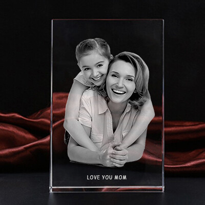 Picture Glass Block - Portrait Photo Crystal – Large Picture Glass Block - Portrait Photo Crystal – Large