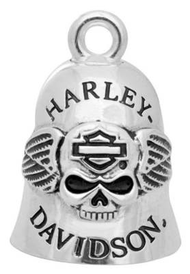 Harley-Davidson campanilla b/&s logotipo Ride Bell amuleto