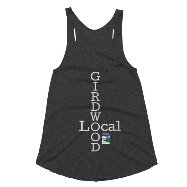 Women's "Girdwood Local" Racerback Tank 00012