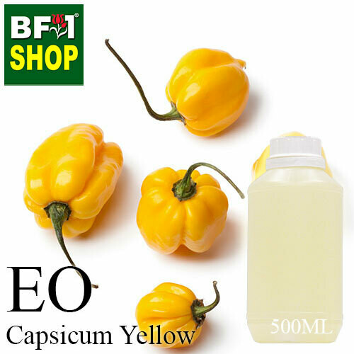 Essential Oil - Capsicum Yellow - 500ml Essential Oil - Capsicum Yellow - 500ml