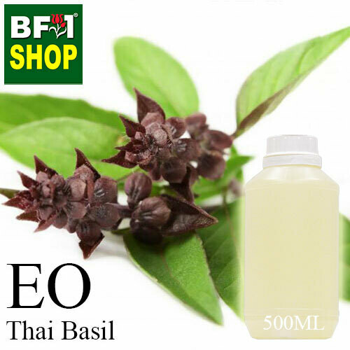 Essential Oil - Basil - Cinnamon Basil ( Thai Basil ) - 500ml Essential Oil - Basil - Cinnamon Basil ( Thai Basil ) - 500ml