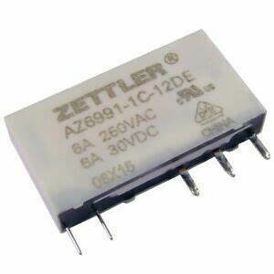 AZ850-12 Relais électromagnétique DPDT ucoil 12VDC 0.5A//125VAC 1A//30VDC Zettler