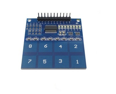Modul senzor atingere capacitiv 8CH TTP226 Modul senzor atingere capacitiv 8CH TTP226