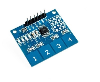 Modul senzor atingere capacitiv 4 canale TTP224 Modul senzor atingere capacitiv 4 canale TTP224