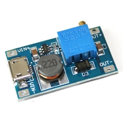 Modul ridicator tensiune cu micro USB 2-24V MT3608 Modul ridicator tensiune cu micro USB 2-24V MT3608