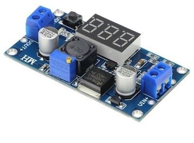 Modul coborator tensiune reglabil cu display LM2596 Modul coborator tensiune reglabil cu display LM2596