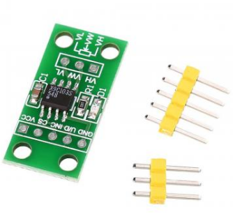 Modul potentiometru digital, X9C103S, 10k Modul potentiometru digital, X9C103S, 10k