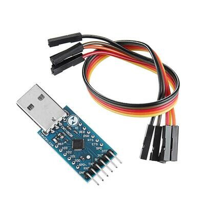 Modul Convertor serial USB 2.0 la TTL UART CP2104 STC PRGMR Modul Convertor serial USB 2.0 la TTL UART CP2104 STC PRGMR