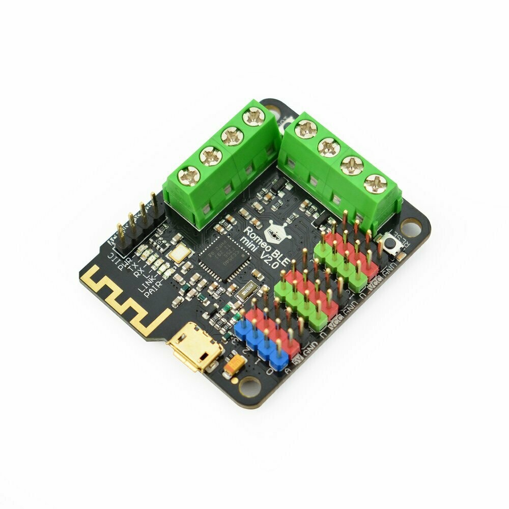 Placa Romeo BLE Mini V2.0, Bluetooth, Punte H, Arduino Uno Placa Romeo BLE Mini V2.0, Bluetooth, Punte H, Arduino Uno