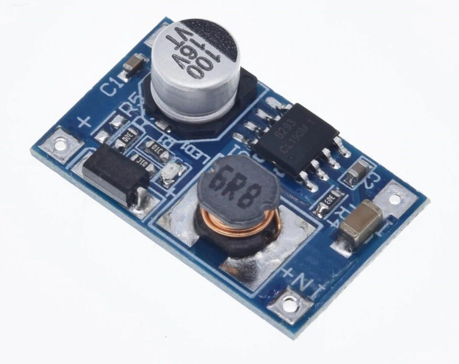 Modul ridicator tensiune 3-6V la 12V, 3A, 8W Modul ridicator tensiune 3-6V la 12V, 3A, 8W