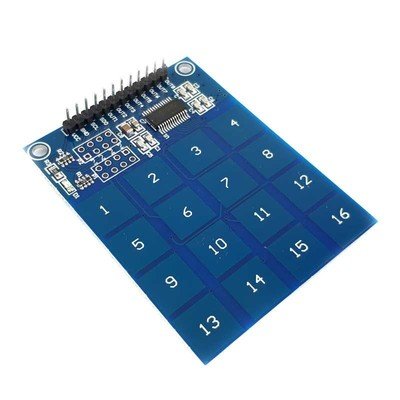 Modul senzor atingere capacitiv 16 canale TTP229 Modul senzor atingere capacitiv 16 canale TTP229