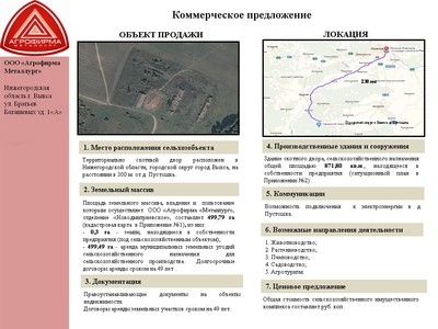 Объект продажи - Пустошка