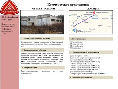 Объект недвижимости - Выкса, Проммикрорайон-1