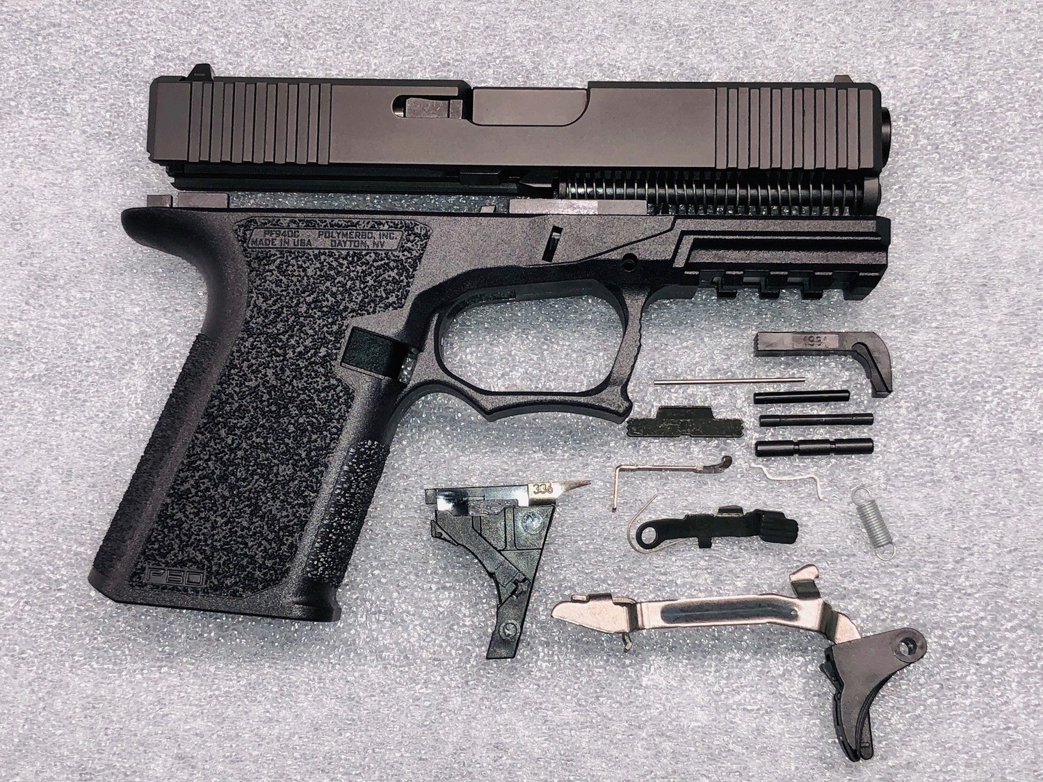Patriot G19 80% Pistol Build Kit 9mm - Polymer80 PF940C - Black Patriot G19 80% Pistol Build Kit 9mm - Polymer80 PF940C - Black