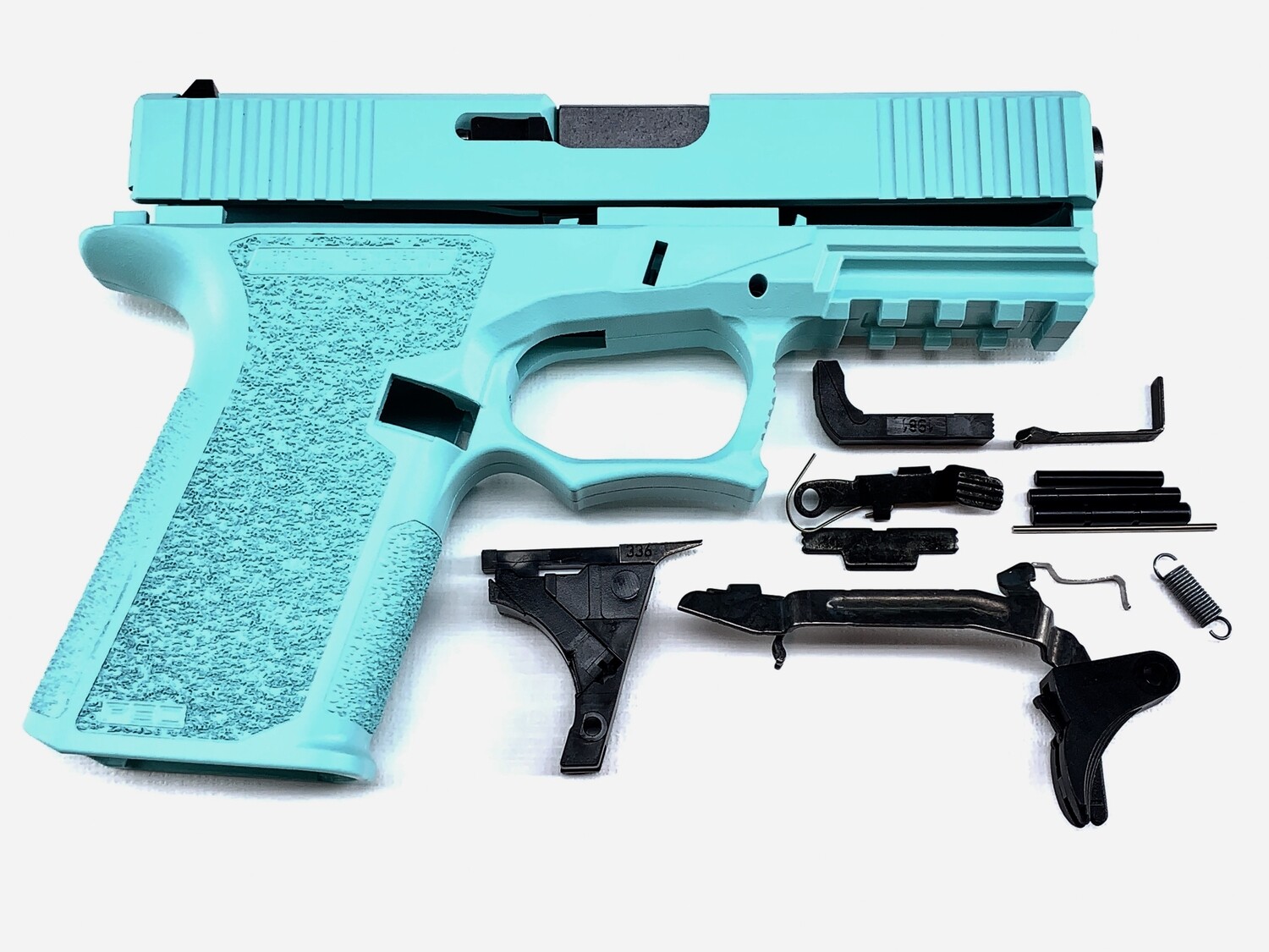 Patriot G19 80% Pistol Build Kit 9mm - Polymer80 PF940C - Robins Egg Tiffany Blue Patriot G19 80% Pistol Build Kit 9mm - Polymer80 PF940C - Robins Egg Tiffany Blue