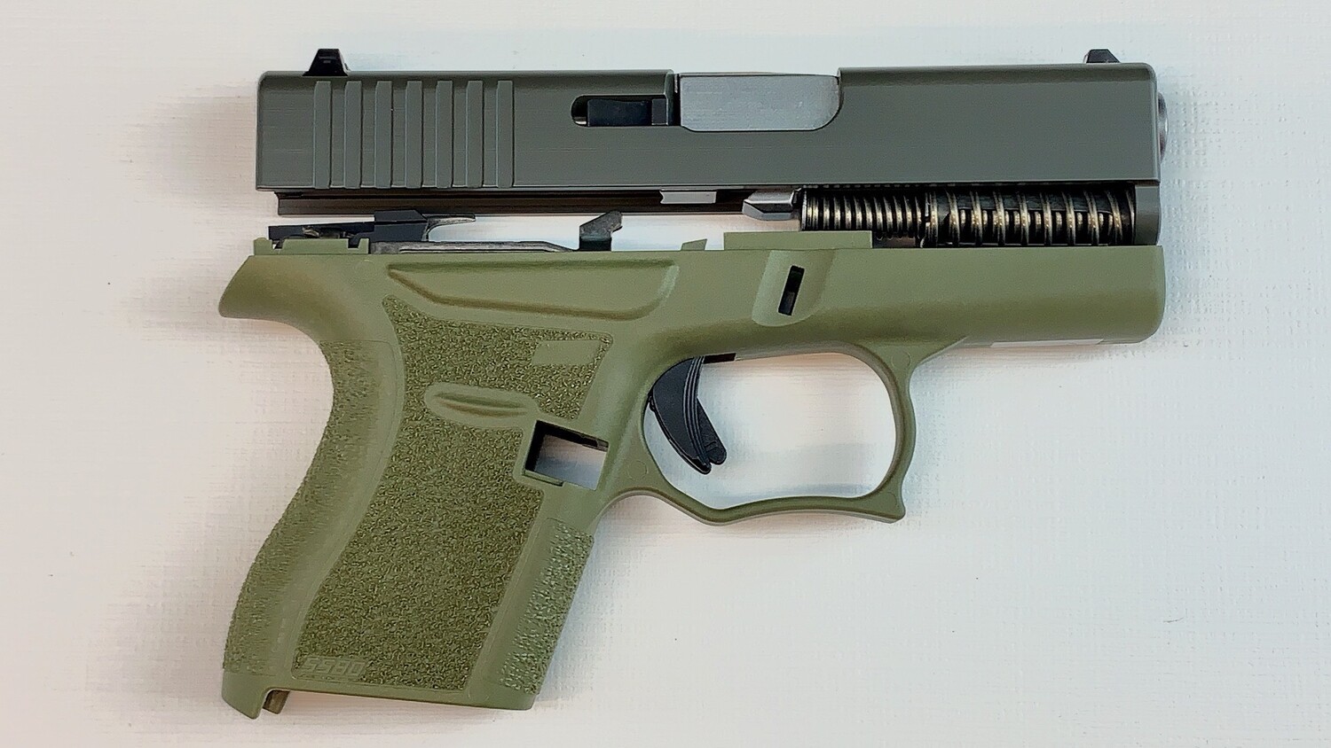 80% Glock 43 Subcompact Full Pistol Build Kit OD Green 80% Glock 43 Subcompact Full Pistol Build Kit OD Green