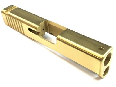 Glock 43 Slide Rear Serrations - Tin Gold Glock 43 Slide Rear Serrations - Tin Gold