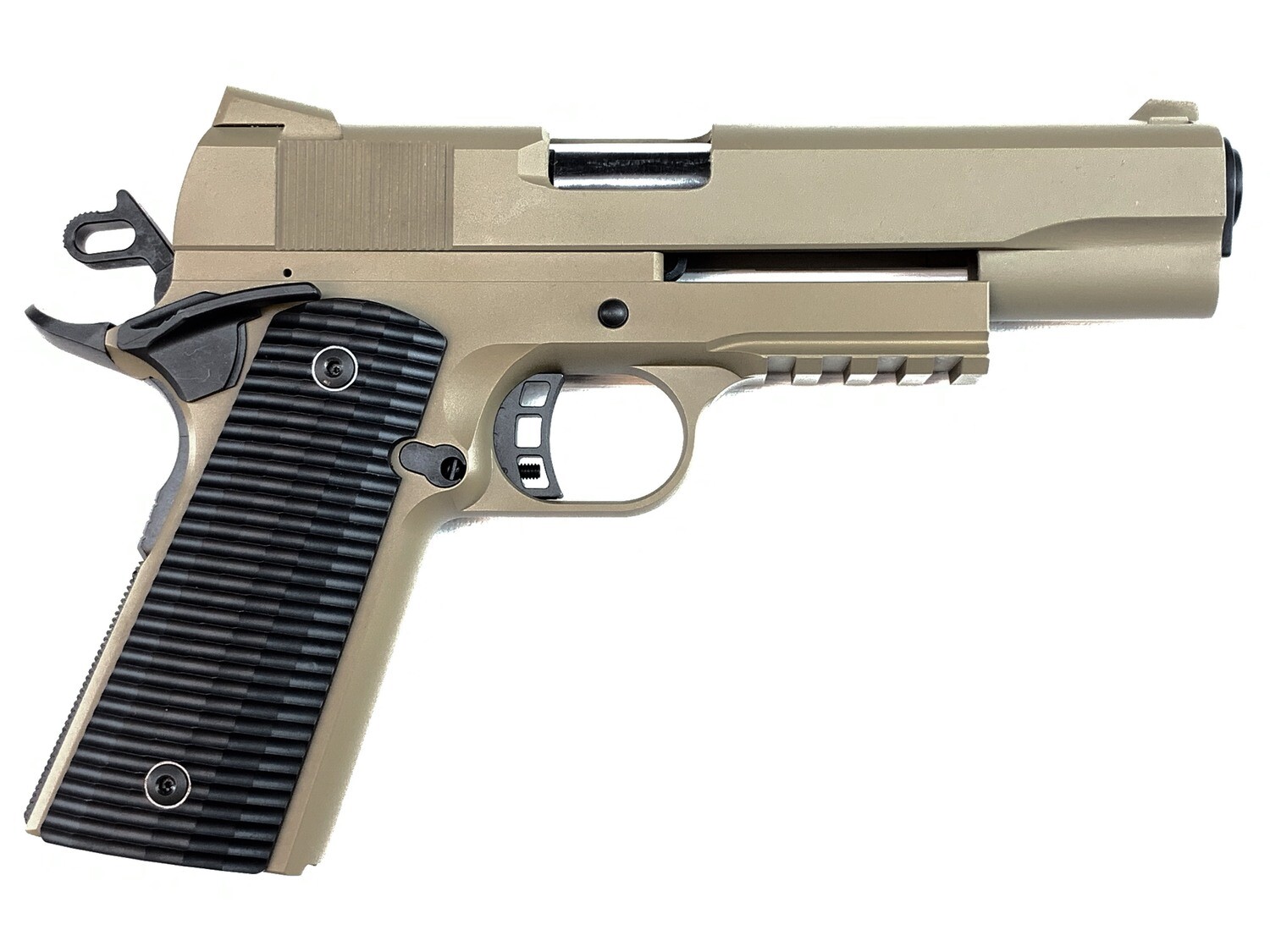 1911 Tactical 80% Builders Kit FDE - Choose Your Caliber .45 ACP or 9mm 1911 Tactical 80% Builders Kit FDE - Choose Your Caliber .45 ACP or 9mm