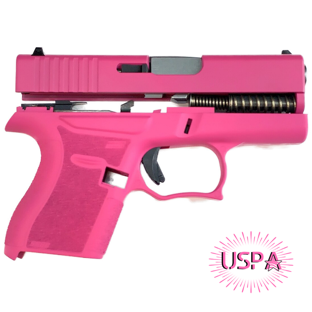 80% Glock 43 Subcompact Full Pistol Build Kit Sig Pink 80% Glock 43 Subcompact Full Pistol Build Kit Sig Pink