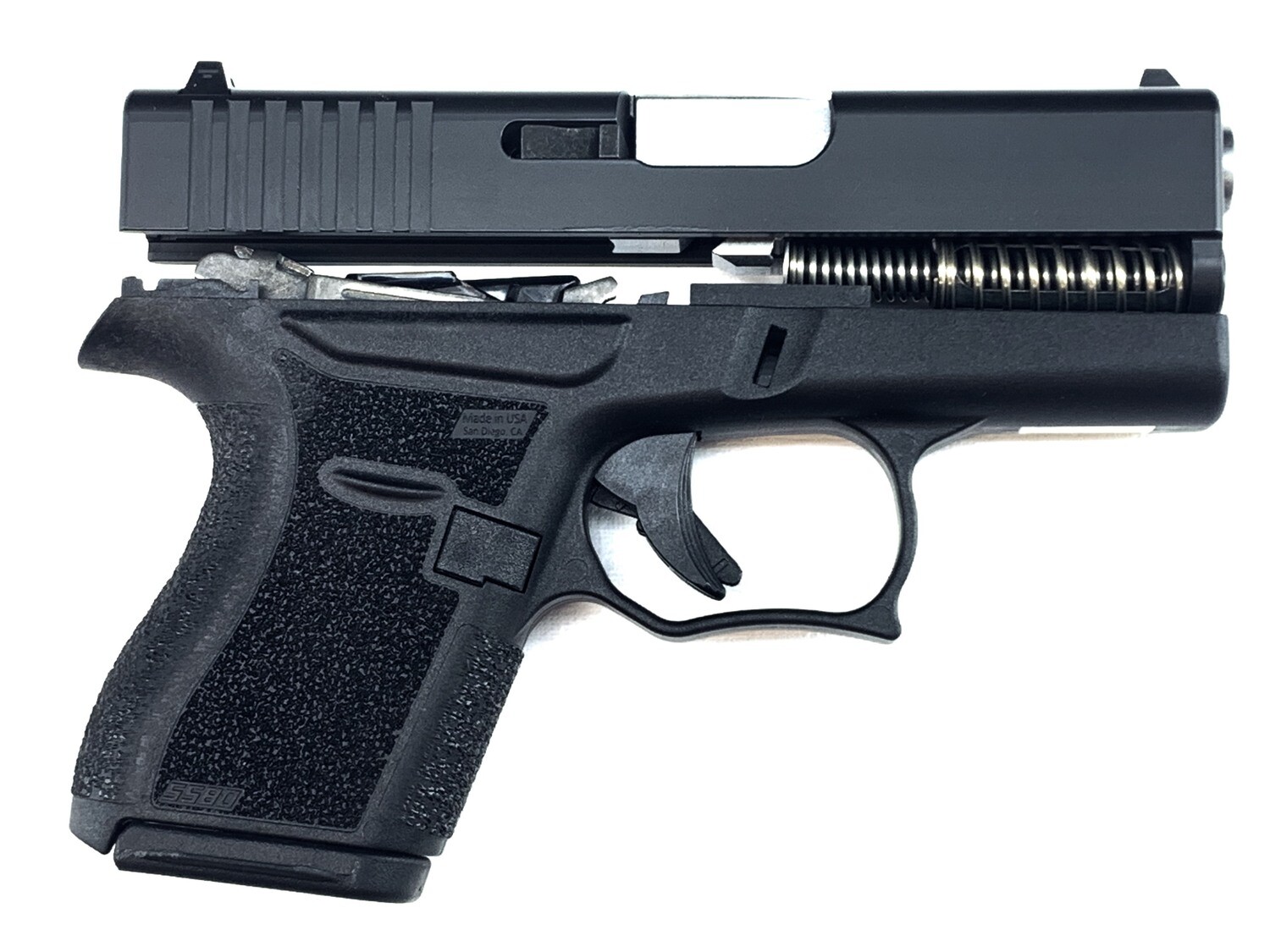 80% Glock 43 Subcompact Full Pistol Build Kit - Black / Black - FRAME NOT INCLUDED 80% Glock 43 Subcompact Full Pistol Build Kit - Black / Black - FRAME NOT INCLUDED