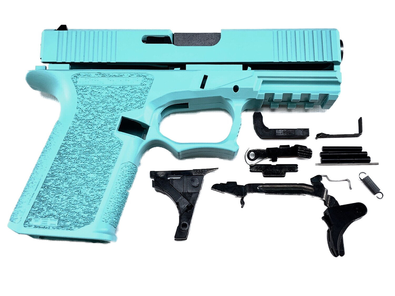 Patriot G19 80% Pistol Build Kit 9mm - Polymer80 PF940C - Robins Egg Tiffany Blue Patriot G19 80% Pistol Build Kit 9mm - Polymer80 PF940C - Robins Egg Tiffany Blue