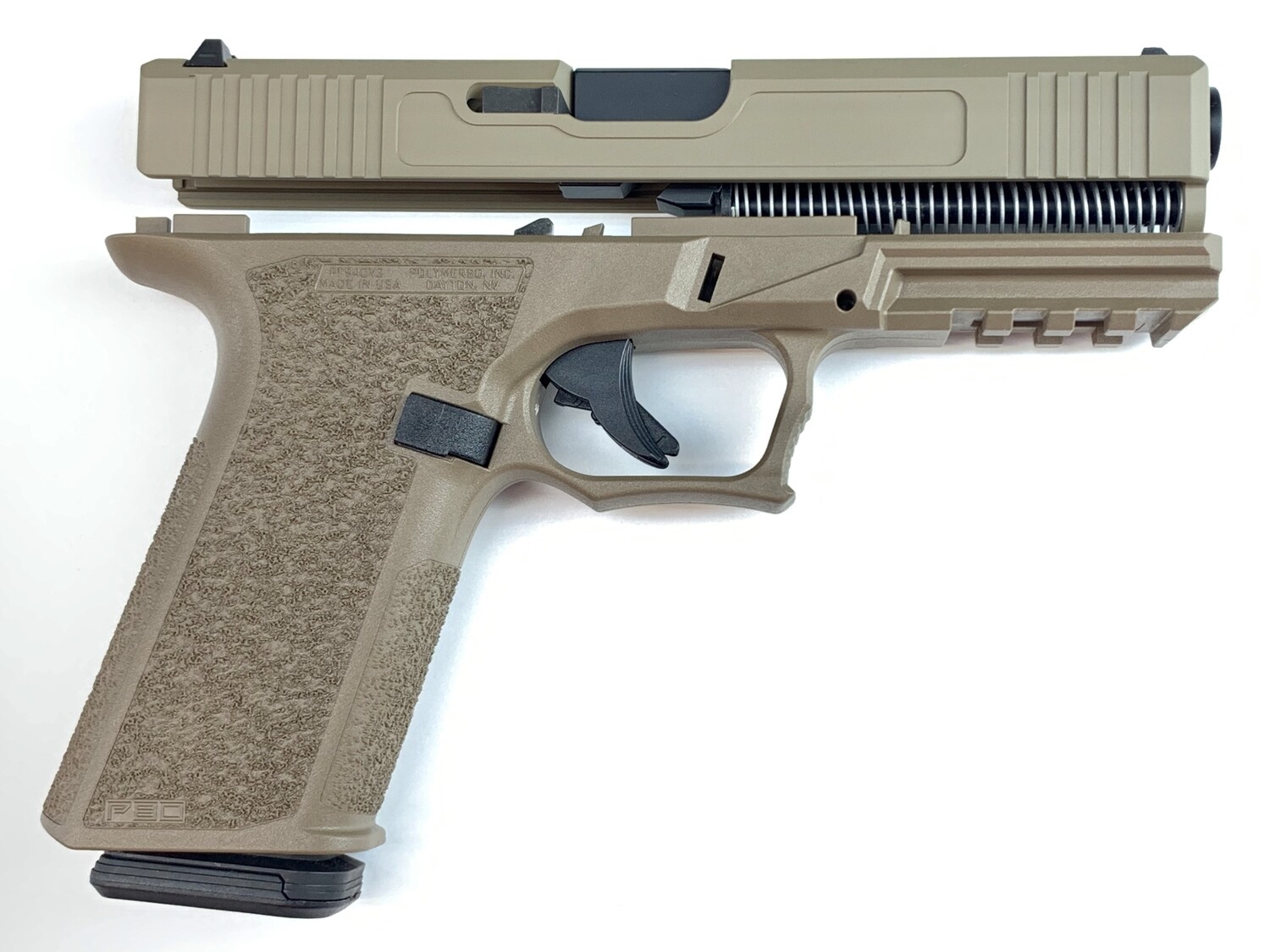 Patriot G17 80% Pistol Build Kit 9mm - Polymer80 PF940V2 - FDE - 10rd Mag Patriot G17 80% Pistol Build Kit 9mm - Polymer80 PF940V2 - FDE - 10rd Mag