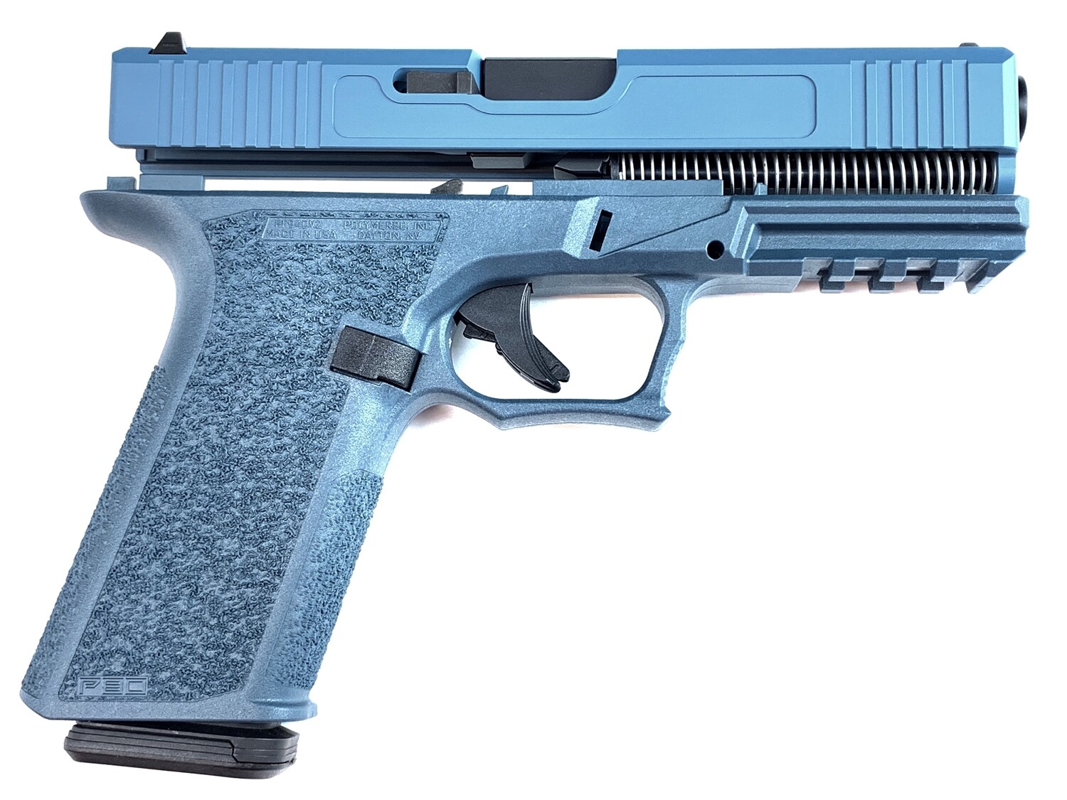 Patriot G17 80% Pistol Build Kit 9mm - Polymer80 PF940V2 - Blue Titanium - 10rd Mag Patriot G17 80% Pistol Build Kit 9mm - Polymer80 PF940V2 - Blue Titanium - 10rd Mag