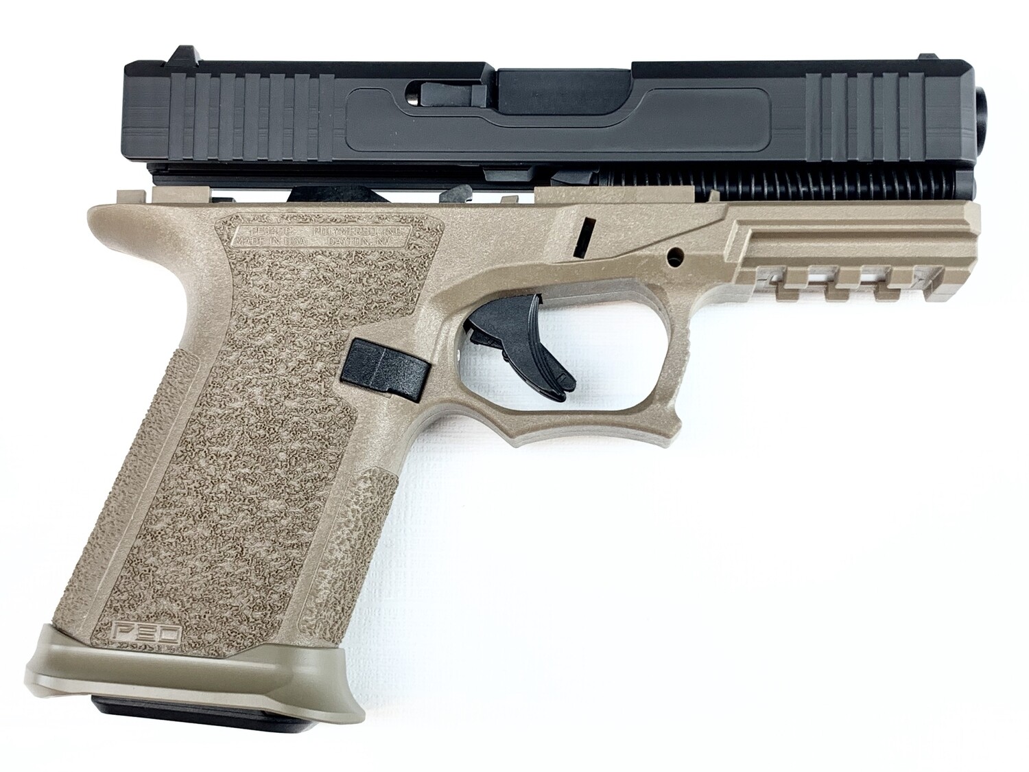 Patriot G19 80% Pistol Build Kit 9mm - Polymer80 PF940C - Black & FDE - Steel City Arsenal Magwell FDE - 10rd Mag Or 15rd Mag Patriot G19 80% Pistol Build Kit 9mm - Polymer80 PF940C - Black & FDE - Steel City Arsenal Magwell FDE - 10rd Mag Or 15rd Mag